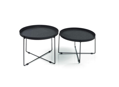 Luxury Coffee table Designer Living room table Black Table stainless steel Tables